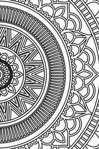 Mandala Pattern - Color My Cover Notebook