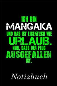 Ich Bin Mangaka Und Das Ist Eigentlich Wie Urlaub. Nur, Dass Der Flug Ausgefallen Ist Notizbuch