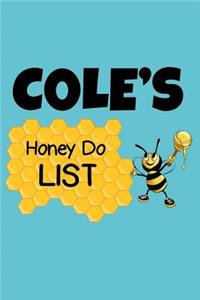 Cole's Honey Do List
