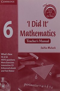I Did It Mathematics Level 6 Teachers Book with DVD-ROM