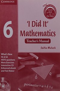 I Did It Mathematics Level 6 Teachers Book with DVD-ROM