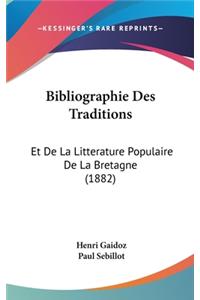 Bibliographie Des Traditions