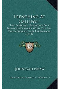 Trenching at Gallipoli