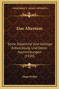 Das Altertum