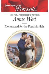 Contracted for the Petrakis Heir