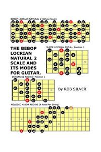 Bebop Locrian Natural 2 Scale and its Modes for Guitar