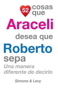 52 Cosas Que Araceli Desea Que Roberto Sepa