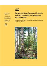 Growth of Bear-Damaged Trees in a Mixed Plantation of Douglas-fir and Red Alder