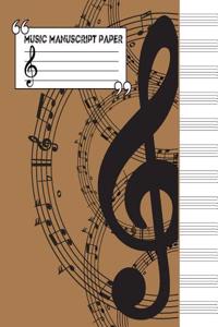 Music Manuscript Notebook