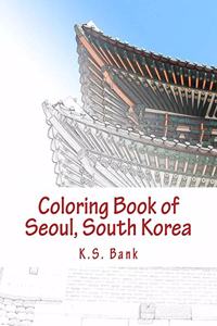 Coloring Book of Seoul, South Korea