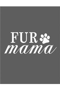 Fur Mama Notebook (Paperback, Gray Cover)