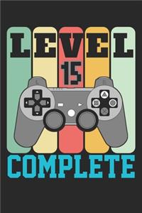 Level 15 complete