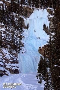 Ice Climbing Journal Dot Grid Style Notebook