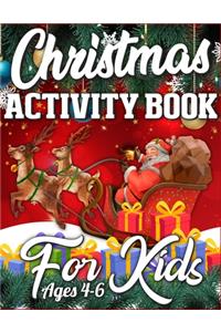 CHRISTMAS Activity Book For Kids Ages 4-6