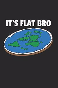 Flache Erde Notizbuch