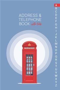 Address & Telephone Book with tabs