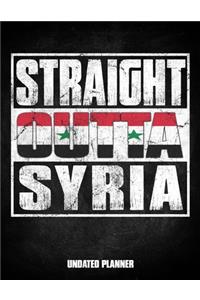 Straight Outta Syria Undated Planner