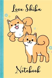 Love Shiba Puppy Notebook Volume 7