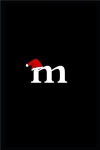 Letter m christmas