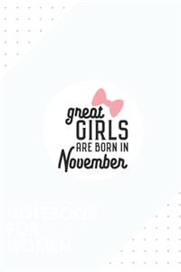 Notebook for Women