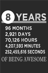 8 Years Of Being Awesome