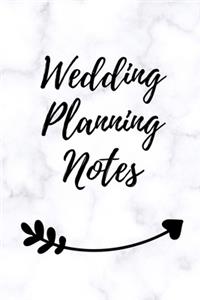 Wedding Planning Notes