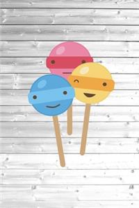 Happy Lolipops Candy Sweets Journal