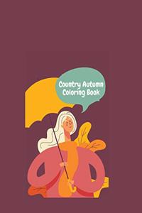 Country Autumn Coloring Book