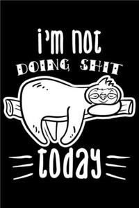 I'm Not Doing Shit Today