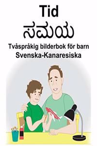 Svenska-Kanaresiska Tid Tvåspråkig bilderbok för barn