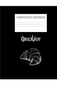 quackson Composition Notebook