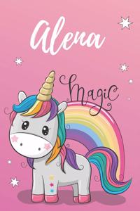 Notizbuch Einhorn Alena