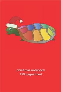 christmas notebook 120 pages lined