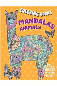 Coloring Books Mandalas Animals