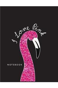 I love pink notenook