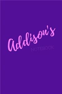 Addison's Notebook