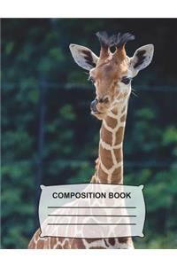 Giraffe Composition Book