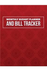 Monthly Budget Planner and Bill Tracker