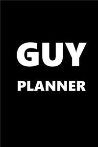 2019 Weekly Planner For Men Guy Planner White Font Black Design 134 Pages