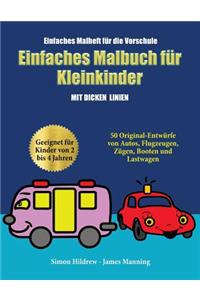 Einfaches Malheft für die Vorschule