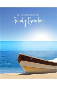 Sandy Beaches 8x10 Journal Notebook Sketchbook