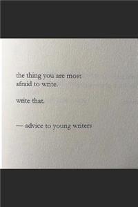 Why Aren't You Writing?