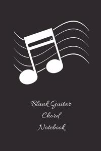 Blank Guitar Chord Notebook