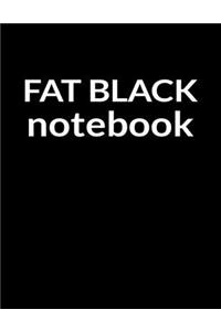 Fat Black Notebook: An Extra Large 500 Page Blank Lined Journal and Diary for Daily Use