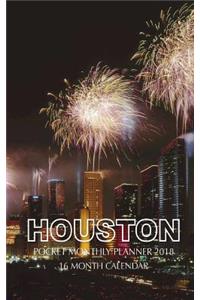 Houston Pocket Monthly Planner 2018