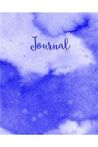 Bullet Dot Grid Journal - Watercolor Collection (Blue)