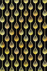Journal Notebook Teardrops Pattern 5