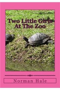 Two Little Girls At The Zoo