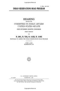 Indian Reservations Road Program