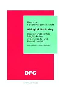 Biological Monitoring: Heutige und Kunftige Moglichkeiten in der Arbeits- und Umweltmedizin (Rundgesprache und Kolloquien (DFG))